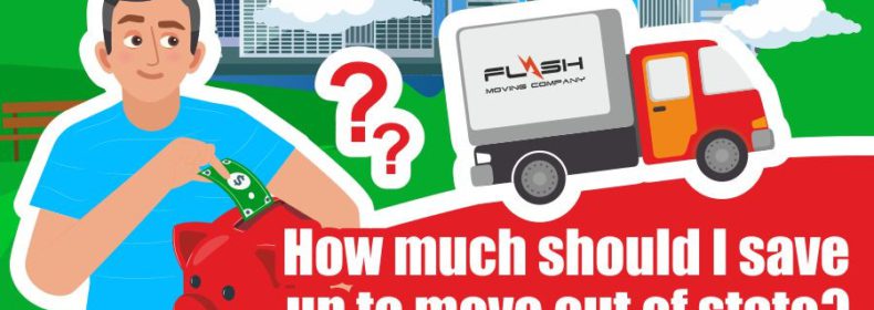 How much to save up before moving out of state?