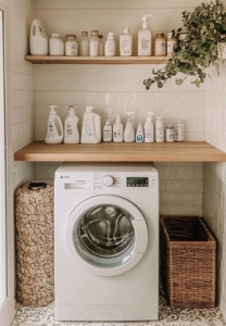 Packing Laundry Room Cleaning Supplies, Flash Moving 