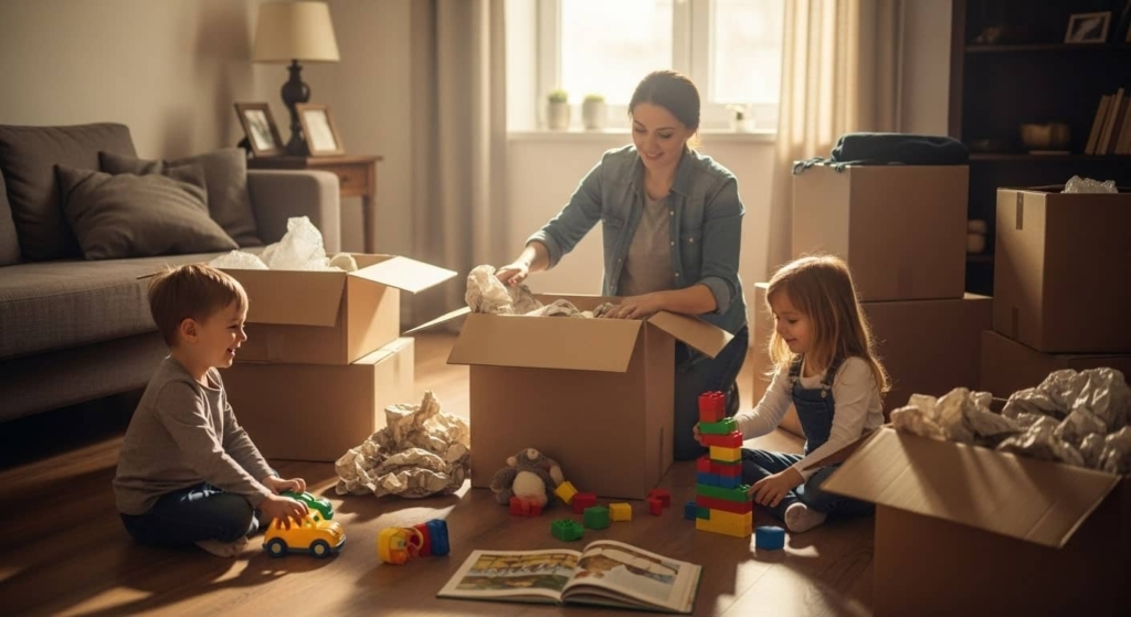 dealing with moving with kids