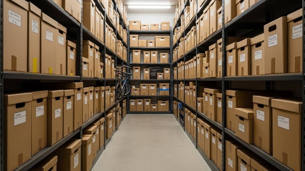 best way to organize a storage unit