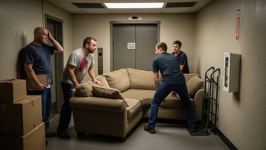 how to move furniture in tight spaces