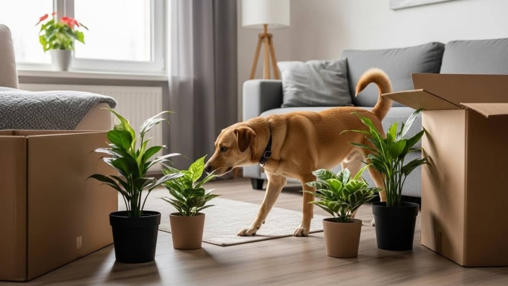 how to move pets and plants safely