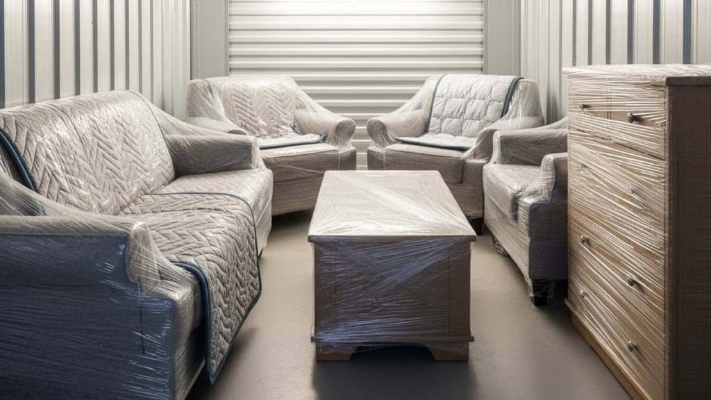 how to store furniture safely while moving
