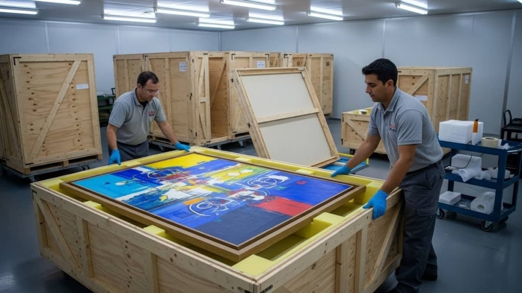 how to transport artwork safely