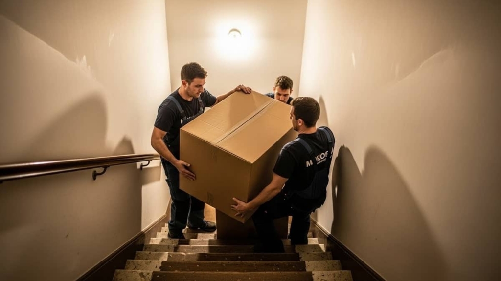 move in a tight space