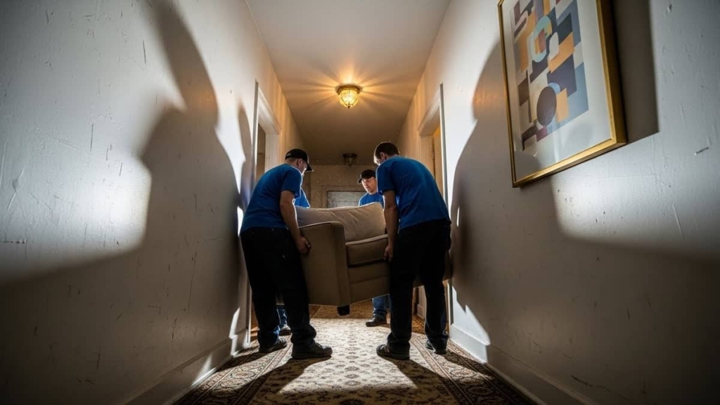 movers handle oversized and heavy items