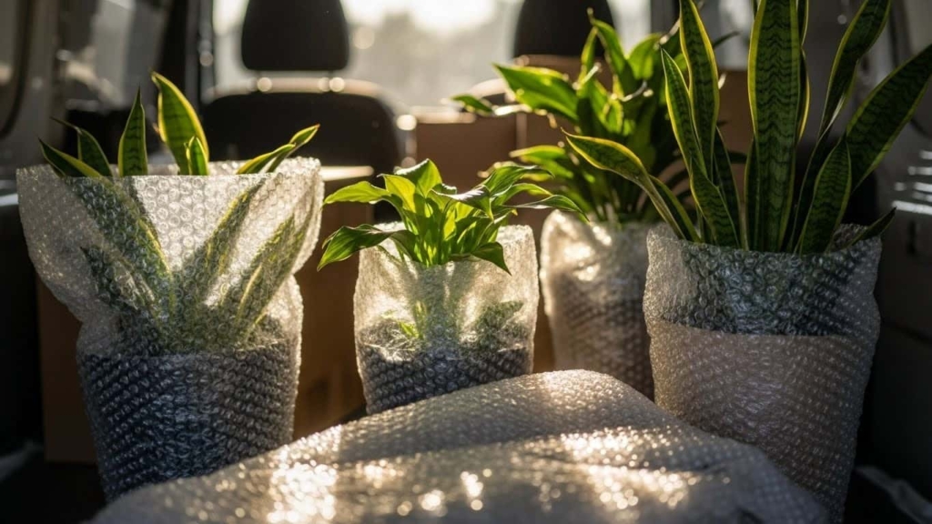 moving with houseplants